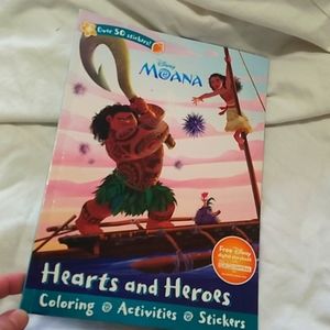 Moana coloring activity stickers book NEW